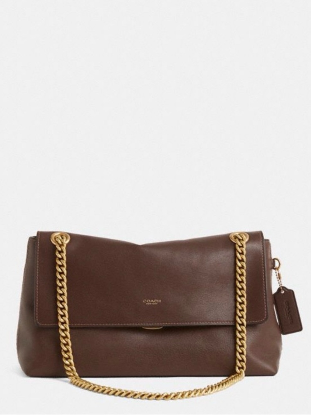 🩷🤎 Coach Chelsea 30 Chain Maple